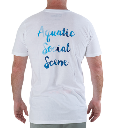 AQSS T-Shirt - White - Good Wave Australia